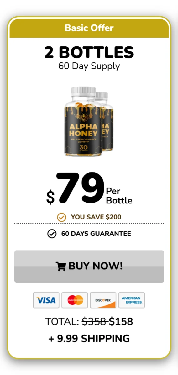 Alpha Honey™ 2 bottles pricing